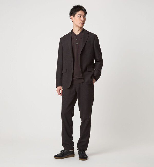 UNITED ARROWS green label relaxing「ウォッシャブル ホームスパン ナロー ユーティリティパンツ S1 -ストレッチ-」|スラックス|