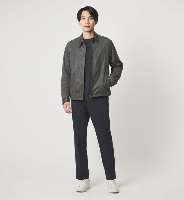 UNITED ARROWS green label relaxing「DC ポリエステル スエードライク ブルゾン」|ブルゾン・スタジャン|