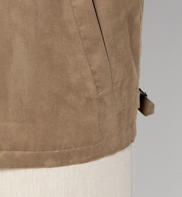 UNITED ARROWS green label relaxing「DC ポリエステル スエードライク ブルゾン」|ブルゾン・スタジャン|