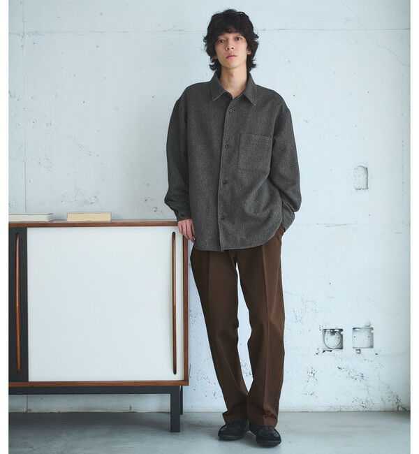 UNITED ARROWS green label relaxing「ツイードライク CPO ジャケット」|シャツ・ブラウス|