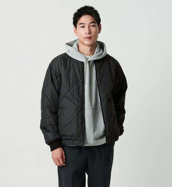 UNITED ARROWS green label relaxing「パデッド リバーシブル ジップ ブルゾン」|ブルゾン・スタジャン|