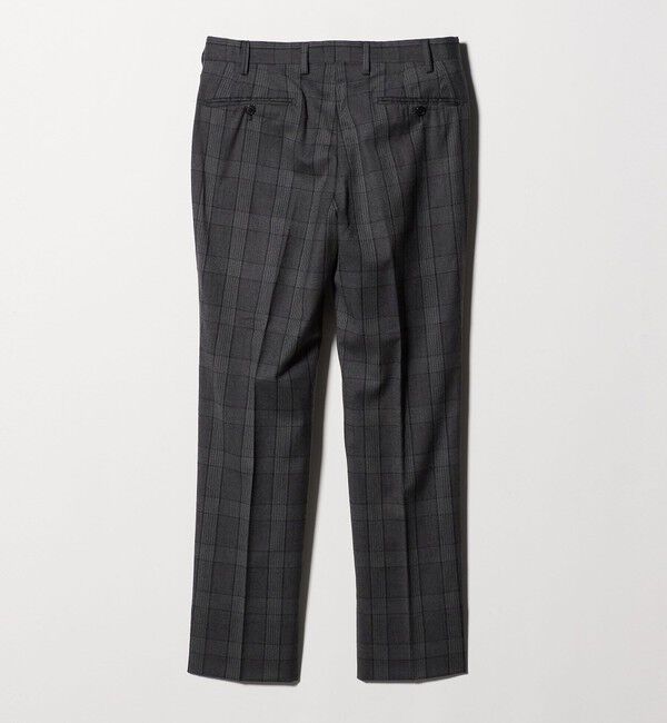 UNITED ARROWS green label relaxing「GLR CLOTH フラノ柄 アジャスター スラックス -ストレッチ-」|スラックス|