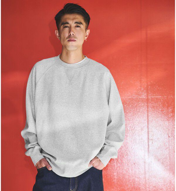 UNITED ARROWS green label relaxing「リバーシブル クルーネック スウェット」|スウェット・ジャージ|MD.GRAY
