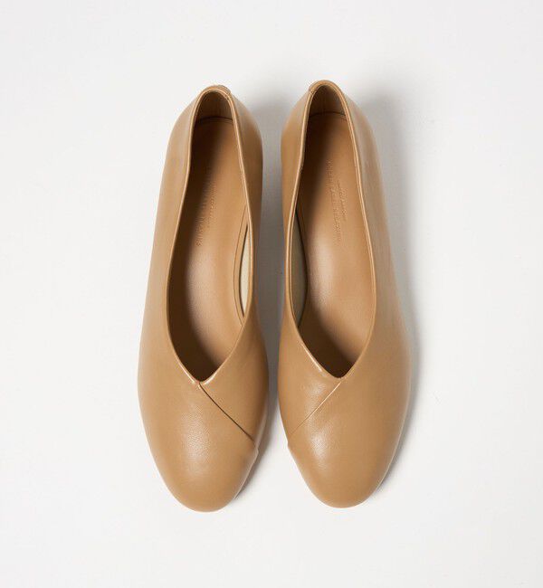 UNITED ARROWS green label relaxing「ラウンド キリカエ Vカット パンプス 撥水」|パンプス|MD.BROWN