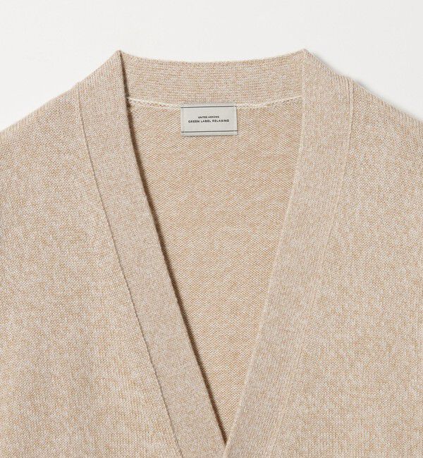 UNITED ARROWS green label relaxing「シルク ミックス Vネック カーディガン」|カーディガン|