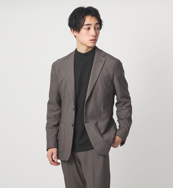 UNITED ARROWS green label relaxing「メランジ ダンボール モックネック カットソー」|Tシャツ・カットソー|