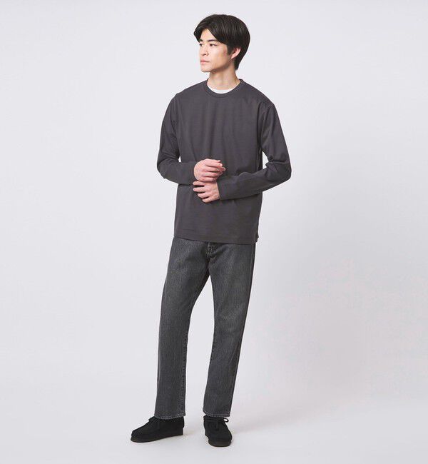 UNITED ARROWS green label relaxing「オーガニック コットン ポンチ クルーネック Tシャツ」|Tシャツ・カットソー|