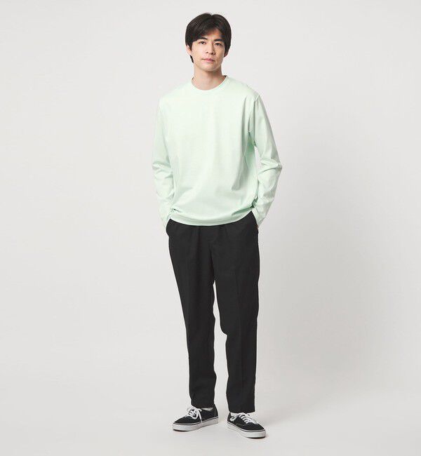 UNITED ARROWS green label relaxing「オーガニック コットン ポンチ クルーネック Tシャツ」|Tシャツ・カットソー|