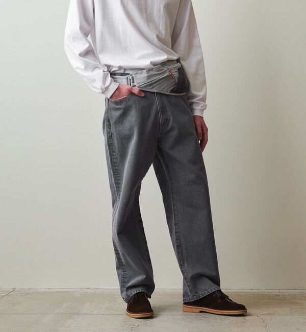 STEVEN ALAN「＜Steven Alan＞ 13.5oz デニム 5ポケット バギー テーパード パンツ」|デニム|