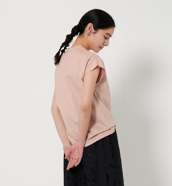 BEAUTY&YOUTH UNITED ARROWS「クルーネック フレンチスリーブ カットソー」|Tシャツ・カットソー|