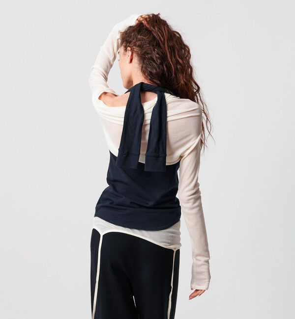 ATTISESSION「＜ATTISESSION＞ウラケ ホルターネック トップス」|Tシャツ・カットソー|