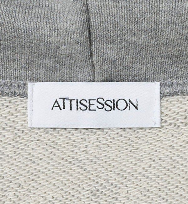 ATTISESSION「＜ATTISESSION＞ヴィンテージライク スウェット フーディー トップス」|パーカー|