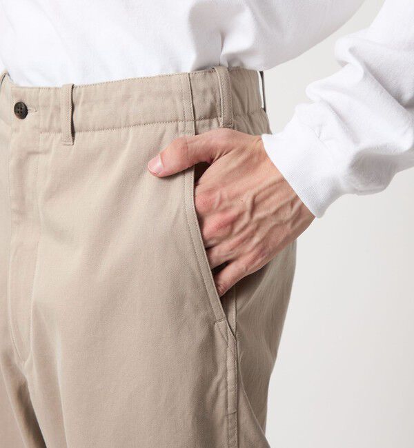 STEVEN ALAN「＜Steven Alan＞ ウエポン ニドム アーミー ノープリーツ トラウザーズ」|チノ|