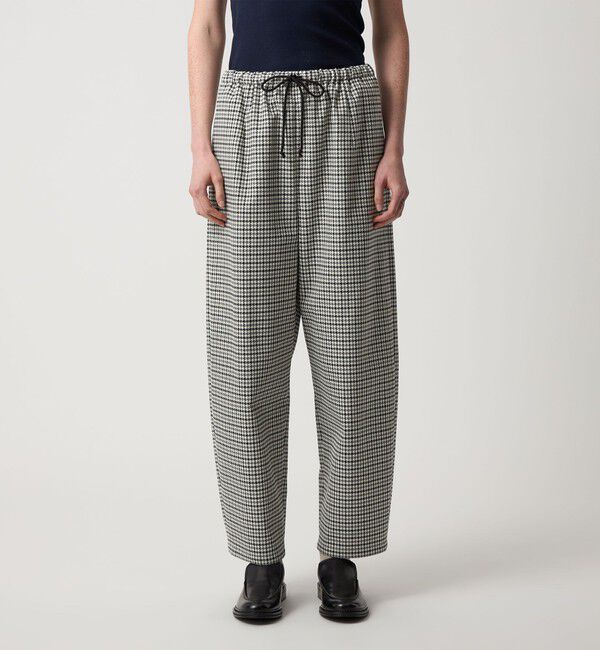 STEVEN ALAN「＜Steven Alan＞ハウンドトゥース ドローストリング パンツ」|その他|