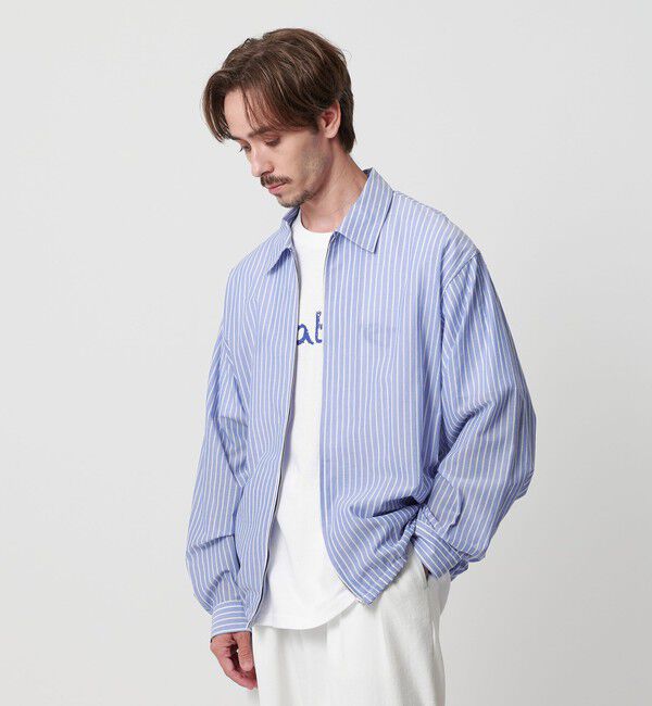 BEAUTY&YOUTH UNITED ARROWS「ボイル シアー ジップ シャツ」|シャツ・ブラウス|