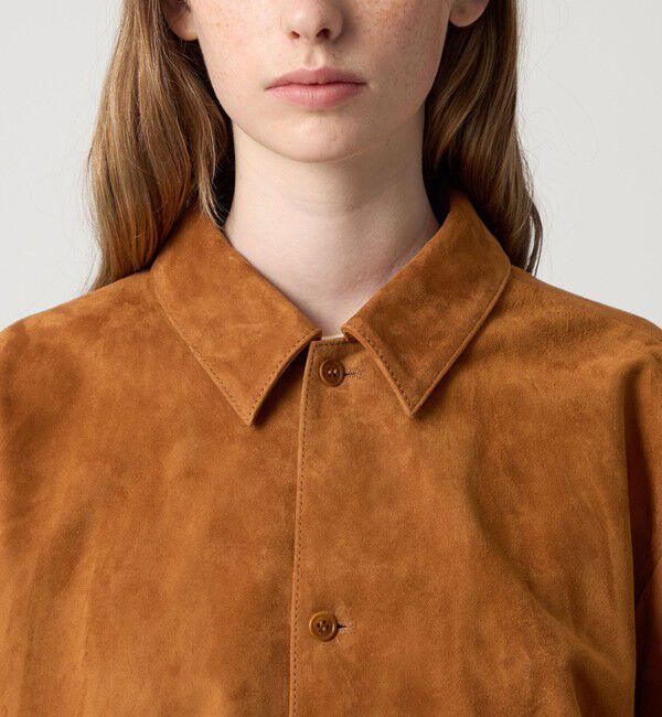 STEVEN ALAN「＜Steven Alan＞スエード シャツ」|シャツ・ブラウス|