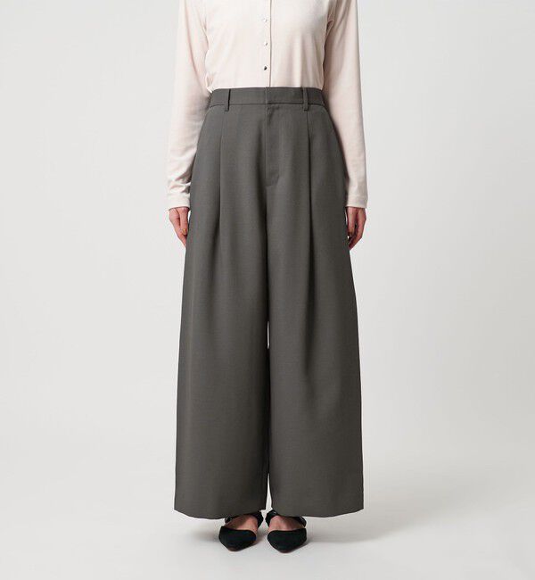 BEAUTY&YOUTH UNITED ARROWS「ポリエステル プリーツワイドパンツ」|その他|