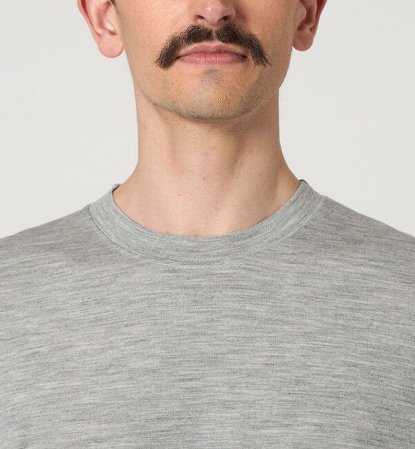 STEVEN ALAN「＜Steven Alan＞ メリノウール クルーネック Tシャツ LOOSE」|Tシャツ・カットソー|