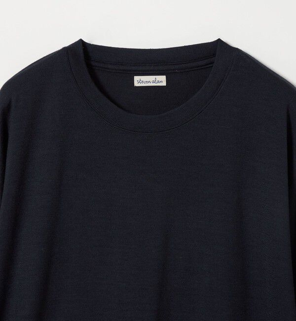 STEVEN ALAN「＜Steven Alan＞ メリノウール クルーネック Tシャツ LOOSE」|Tシャツ・カットソー|