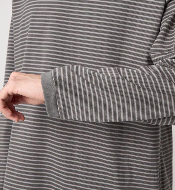 STEVEN ALAN「＜Steven Alan＞ オーガニックコットン アソート ボーダー ロングスリーブ Tシャツ BOLD」|Tシャツ・カットソー|