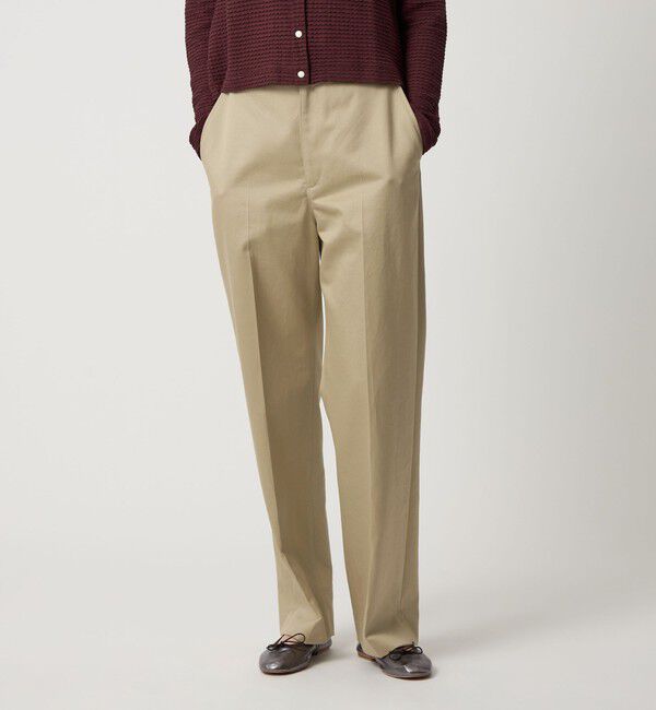 STEVEN ALAN「＜Steven Alan＞コットン チノ トラウザーズ」|チノ|BEIGE