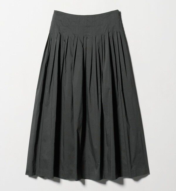 BEAUTY&YOUTH UNITED ARROWS「ポリエステルコットン タックフレアスカート」|スカート|