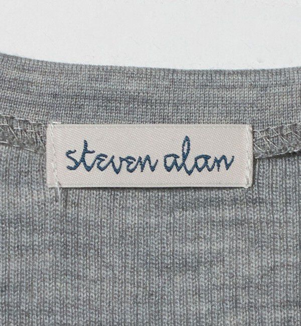 STEVEN ALAN「＜Steven Alan＞ウール リブ ヘンリーネック プルオーバー」|Tシャツ・カットソー|