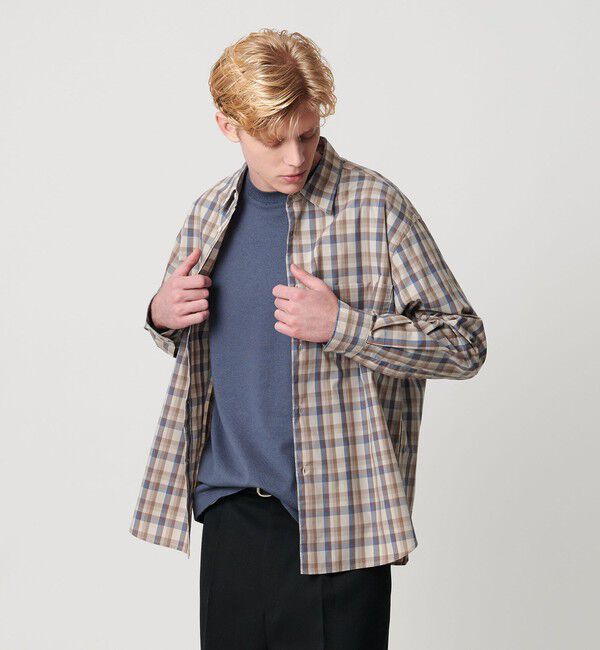 BEAUTY&YOUTH UNITED ARROWS「ファイン トラッド チェック レギュラー シャツ FORM型」|シャツ・ブラウス|