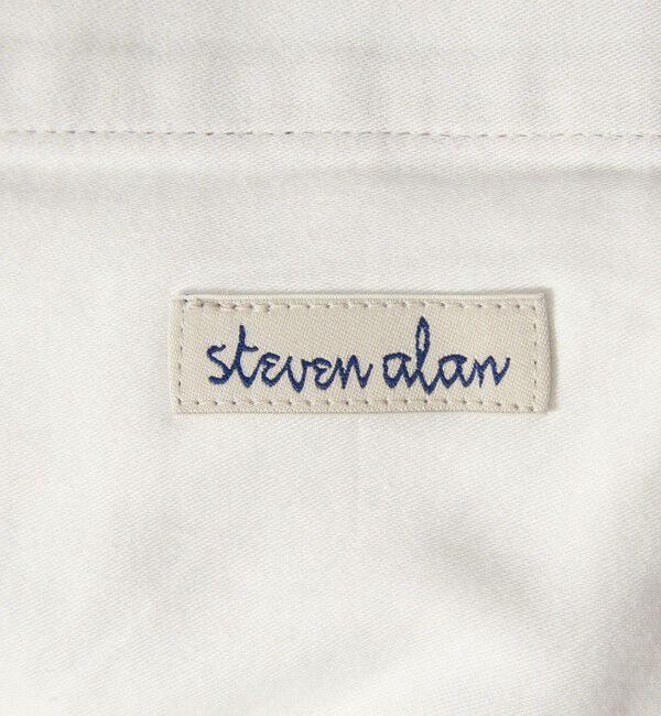 STEVEN ALAN「＜Steven Alan＞ ブラッシュド コットン アウト ワンプリーツ スラックス」|チノ|