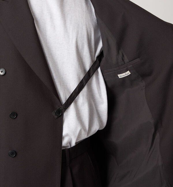STEVEN ALAN「＜Steven Alan＞ ウール オックスフォード ダブルブレステッド 6B ジャケット」|テーラードジャケット|