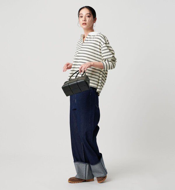 BEAUTY&YOUTH UNITED ARROWS「【WEB限定】マルチボーダー ハーフジッププルオーバー」|Tシャツ・カットソー|