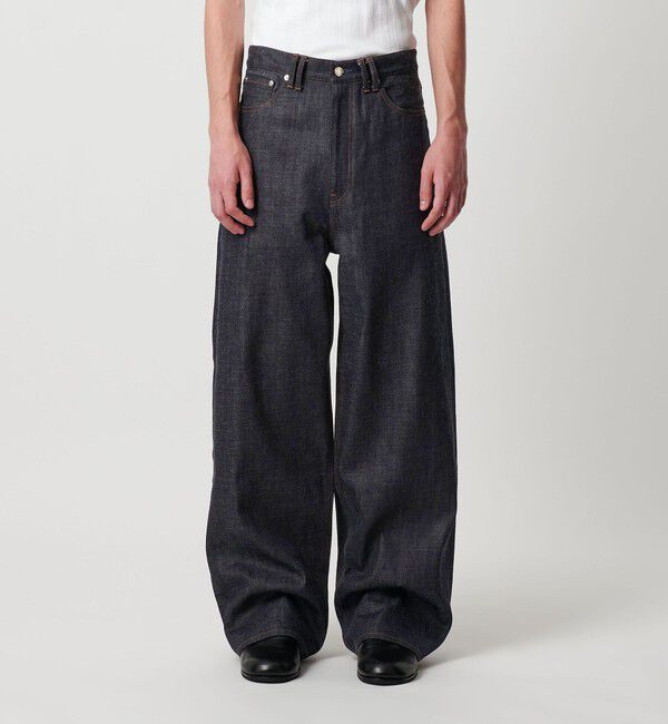 MONKEY TIME「リジッド デニム バギー パンツ」|チノ|