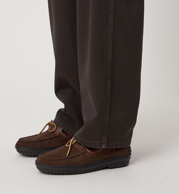 STEVEN ALAN「＜Steven Alan＞ ツイル ガーメントダイ アーミー ノープリーツ トラウザーズ」|チノ|