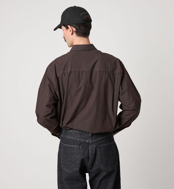STEVEN ALAN「＜Steven Alan＞ ガーメントダイ ポプリン レギュラーカラー シャツ LOOSE」|シャツ・ブラウス|