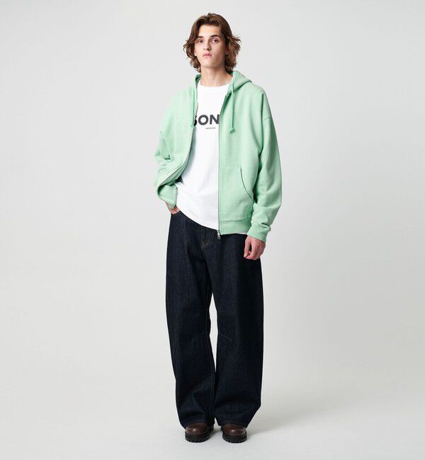 MONKEY TIME「デニム カーブ パンツ」|チノ|