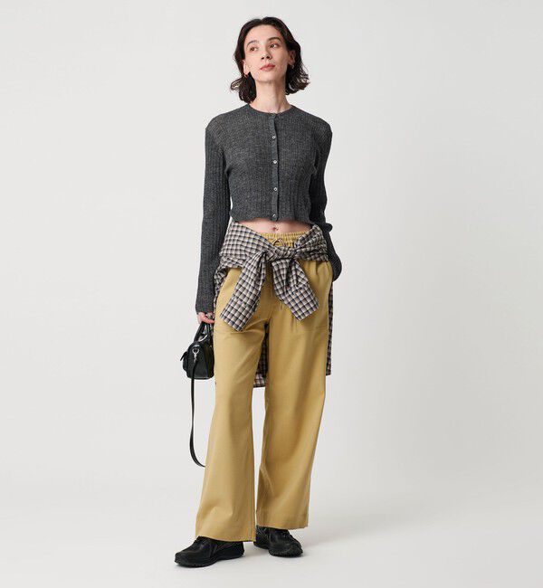 BEAUTY&YOUTH UNITED ARROWS「アルパカブレンド ランダムリブカーディガン」|カーディガン|