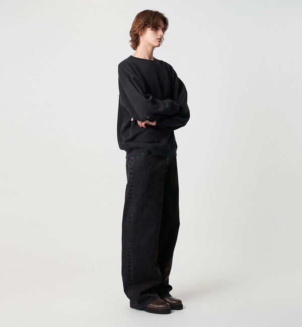 MONKEY TIME「フレンチテリー ディストレスト クルーネック」|Tシャツ・カットソー|