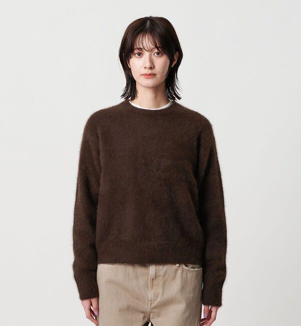BEAUTY&YOUTH UNITED ARROWS「フォックスカシミヤブレンド クルーネックニットプルオーバー」|ニット・セーター|