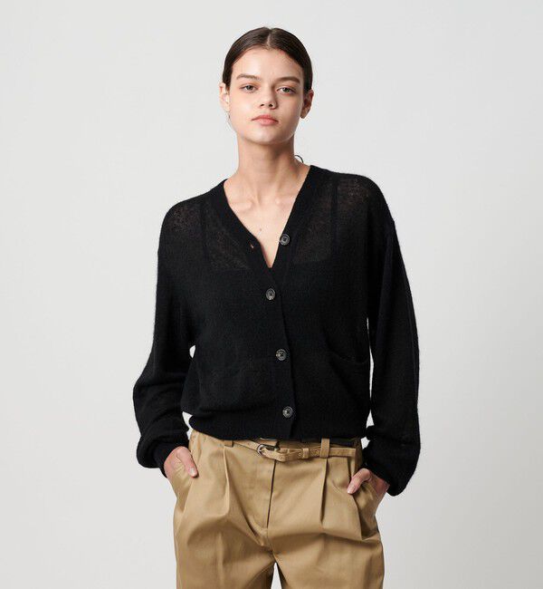 ATTISESSION「＜ATTISESSION＞Vネック カーディガン」|カーディガン|