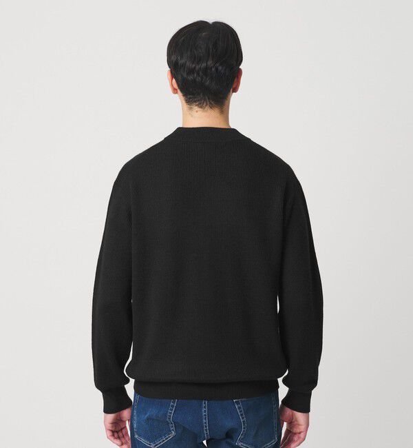 BEAUTY&YOUTH UNITED ARROWS「【WEB限定 WARDROBE SMART】マシーンウォッシャブル ウールミックス アゼ モックネック」|ニット・セーター|