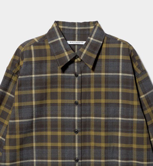 BEAUTY&YOUTH UNITED ARROWS「コットンフランネル チェックシャツ」|シャツ・ブラウス|