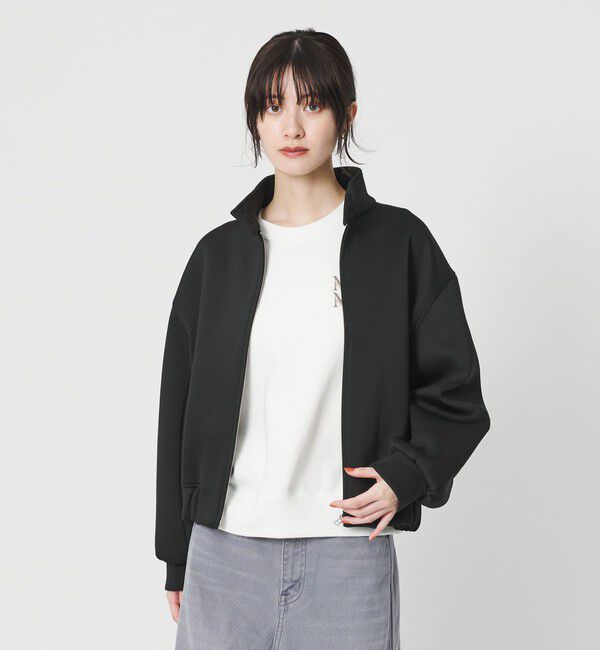 BEAUTY&YOUTH UNITED ARROWS「【WEB限定】ダブルニット ジップスタンドブルゾン ウォッシャブル」|ブルゾン・スタジャン|