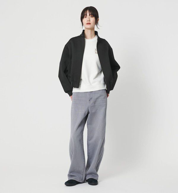 BEAUTY&YOUTH UNITED ARROWS「【WEB限定】ダブルニット ジップスタンドブルゾン ウォッシャブル」|ブルゾン・スタジャン|