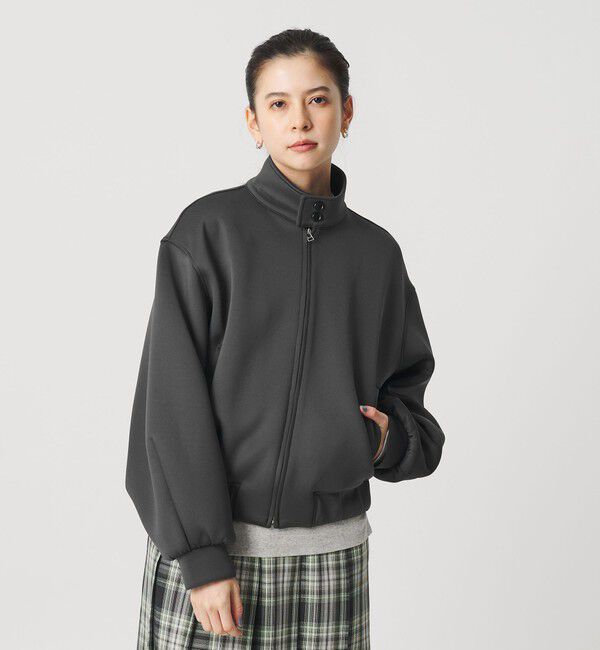 BEAUTY&YOUTH UNITED ARROWS「【WEB限定】ダブルニット ジップスタンドブルゾン ウォッシャブル」|ブルゾン・スタジャン|