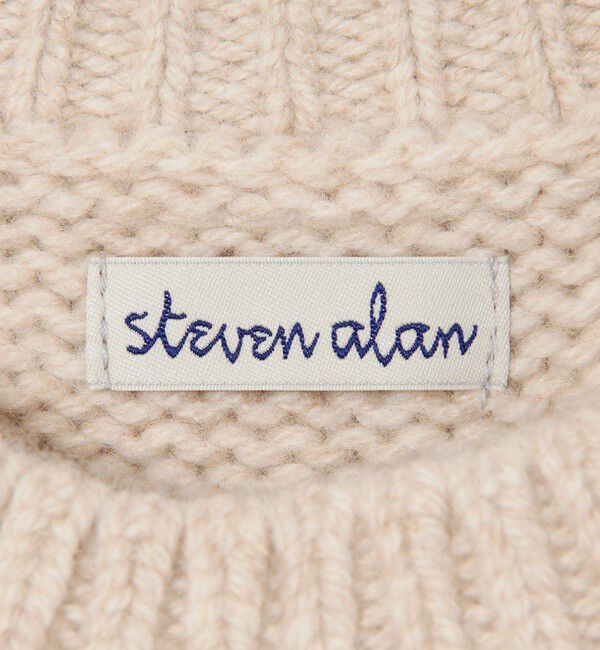 STEVEN ALAN「＜Steven Alan＞ ハミルトンラムズウール ハイクルーネック ニット NARROW」|ニット・セーター|