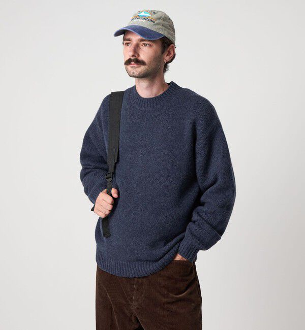 STEVEN ALAN「＜Steven Alan＞ ハミルトンラムズウール ハイクルーネック ニット NARROW」|ニット・セーター|