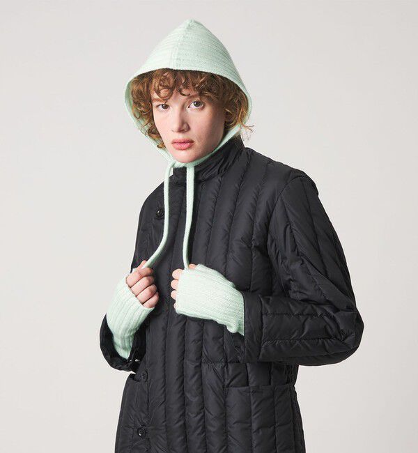 STEVEN ALAN「＜Steven Alan＞カシミヤ リブ フード」|ニット帽|