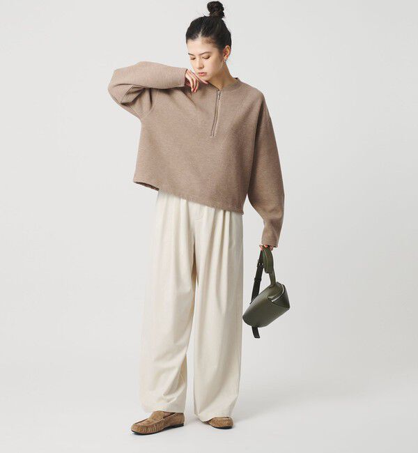 BEAUTY&YOUTH UNITED ARROWS「ダンボール ハーフジップ プルオーバー」|Tシャツ・カットソー|