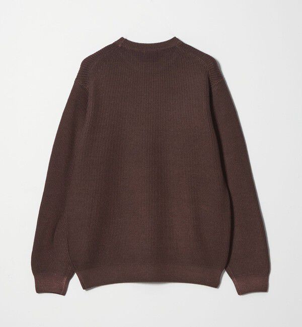 BEAUTY&YOUTH UNITED ARROWS「フェード アゼ クルーネック ニット 手洗い可能」|ニット・セーター|