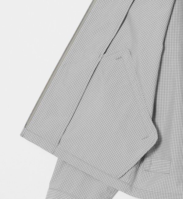 STEVEN ALAN「＜Steven Alan＞ C/PE マイクロチェック ワーク ブルゾン」|ブルゾン・スタジャン|